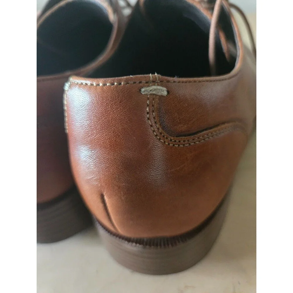 Cole Haan Grand OS Apron Split Toe Lace Up Leather Oxford Brown Men’s 8.5 M